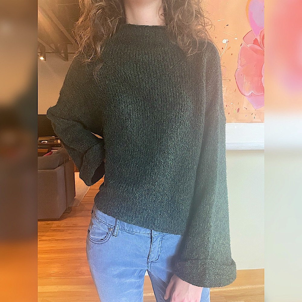 Moth brand green sweater